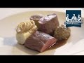Michelin star chef Graeme Cheevers creates Scotch lamb with aubergine and onion sauce