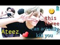 ATEEZ (에이티즈) |  Wooyoung, San and Yunho are being crackheads