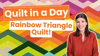 Make This Fun Quilt In A Day With A Jelly Roll Jenna Tries