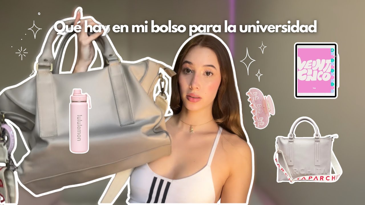QUE HAY EN MI BOLSO PARA IR A LA UNIVERSIDAD ✨🎧 tips, organización, agenda, Notion 
