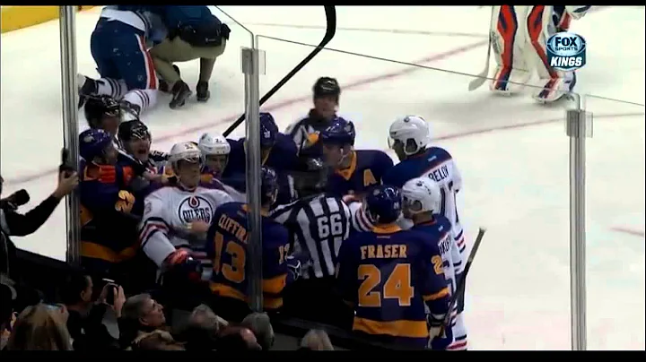 Ryan Nugent-Hopkins injured by Kyle Clifford (2013-10-27)