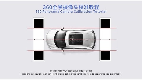 DUDUAUTO DUDU 360 panoramic camera calibration tutorial