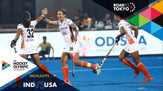 India vs USA | FIH Hockey Olympic Qualifiers | Women's | Match 1 screenshot 2