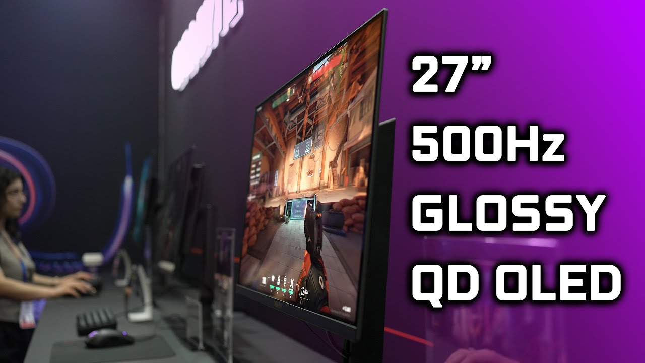 500Hz QD OLED Monitor - Gigabyte AORUS FO27Q5P - YouTube