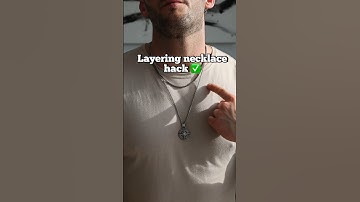 Layer your necklaces hack 🤩 #hacks #mensfashion #menstyle