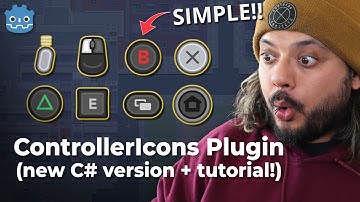 Godot Controller Icons plugin C# version now available! (w/ tutorial!)