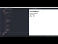 How to create a table in HML  with Atom