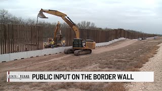State of Texas- Public input sought for 86 miles of border wall slated for south Texas