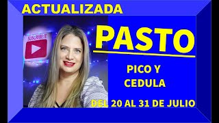  PICO Y CEDULA EN #PASTO DEL 20 AL  31 DE JULIO 2020 -DEPARTAMENTO DE NARIÑO 