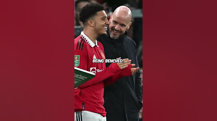 What Happened To Jadon Sancho ? 😮‍💨