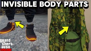 3 WORKING INVISIBLE BODY PART GLITCHES IN GTA 5 ONLINE 1.68! (SOLO)