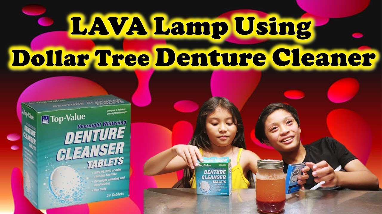 LAVA Lamp Using Dollar Tree Denture Cleaner ║Josh&Sarah ║HalukayTV