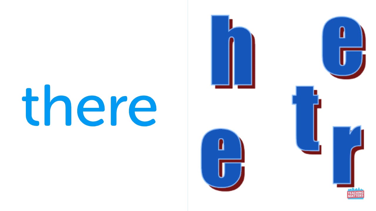 Sight Word Practice: There