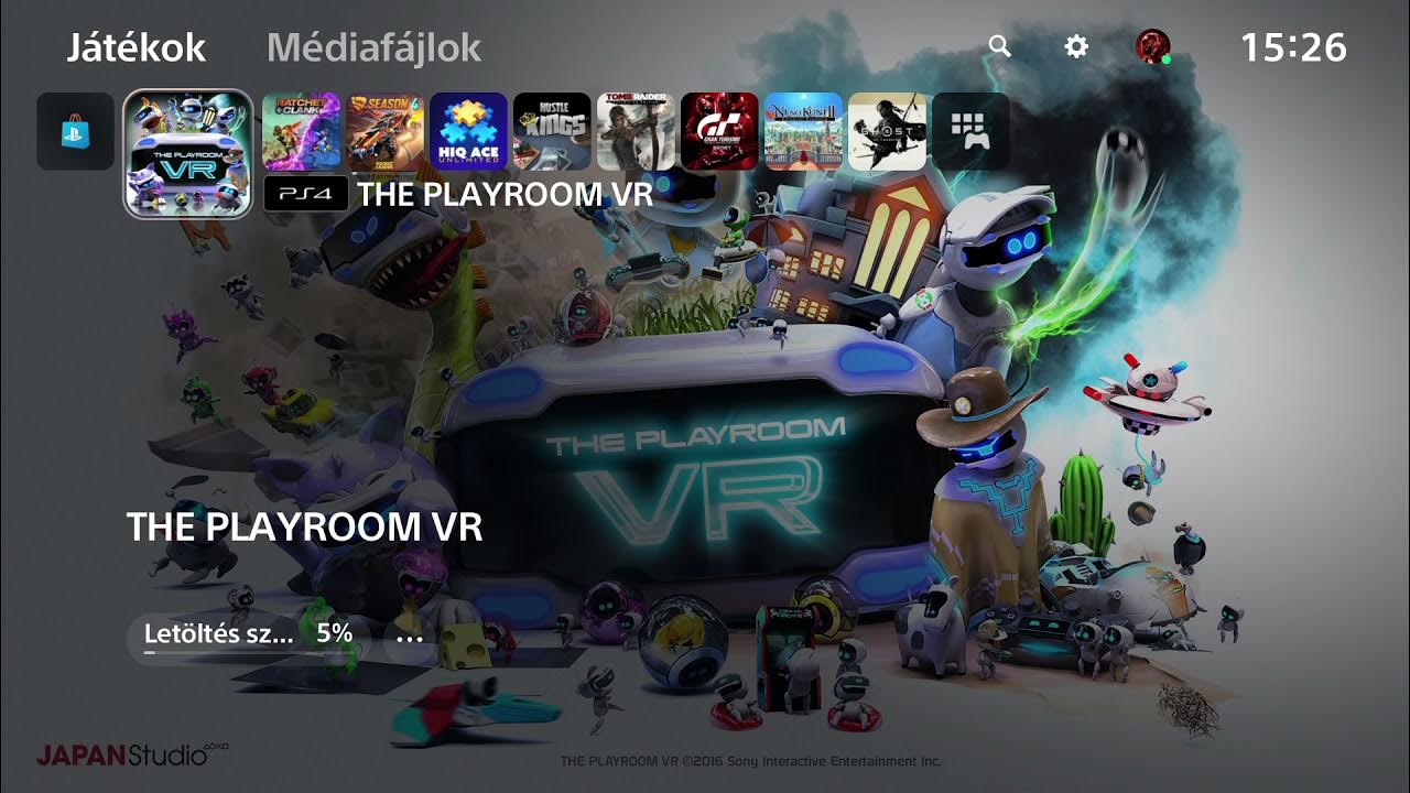 The Playroom VR (PS4PS5) XMB Menu Theme Music High Quality YouTube