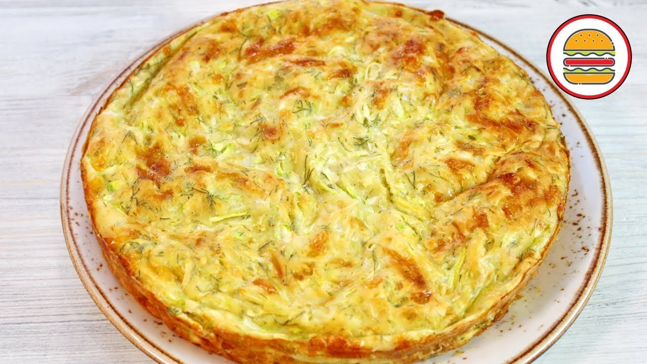 ЗАПЕКАНКА из КАБАЧКОВ с Сыром | Заливной пирог с кабачками (кабачки в духовке)