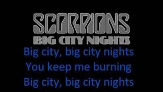 Scorpions - Big City Nights with Lyrics chords