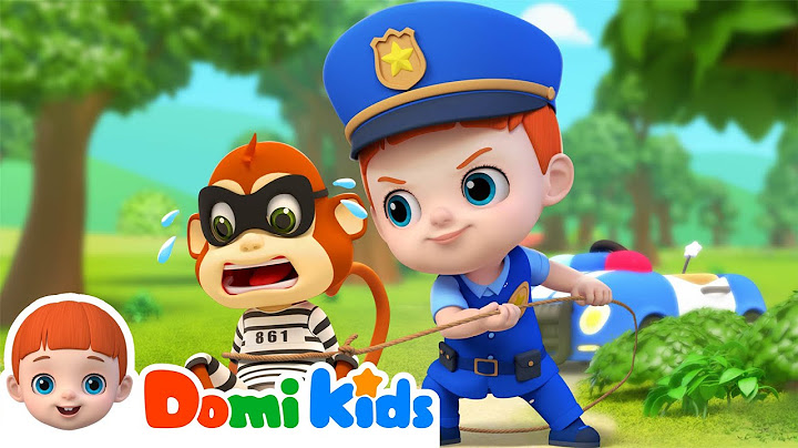Baby Police Song! Let's Chase the Thief | Sing Along with Domi Kids | Kids Songs and Nursery Rhymes
