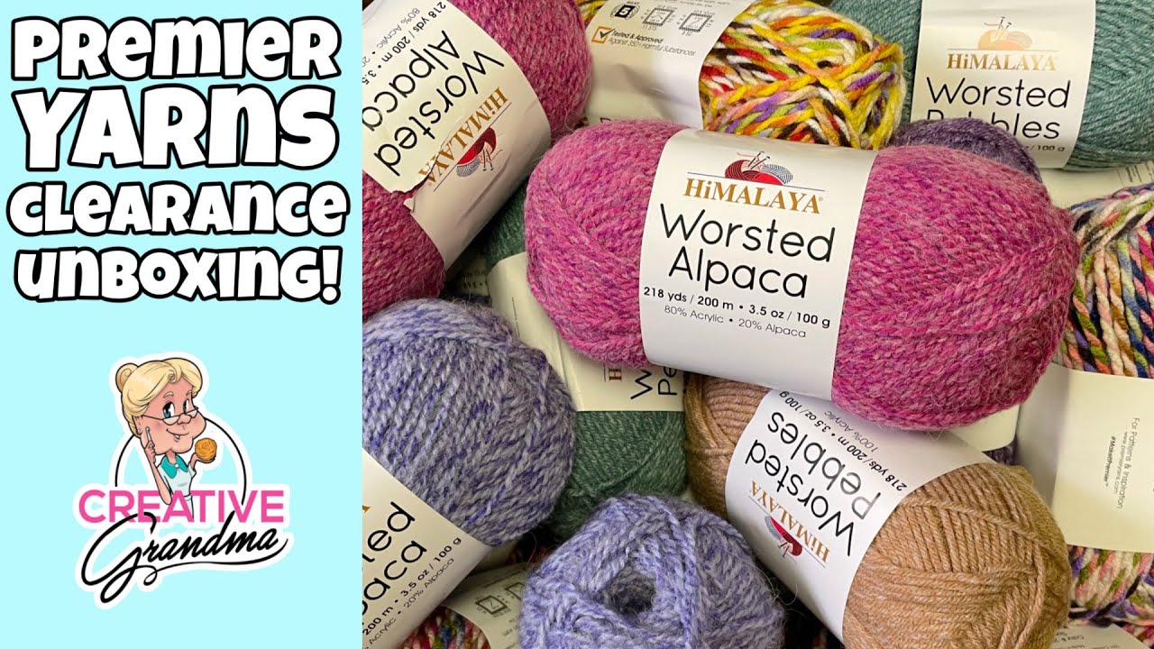 ВАУ! НОВАЯ, великолепная пряжа со скидкой в ​​Premier Yarns! РАСПАКОВКА! 