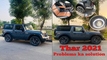 Thar 2021 ki problems ka solution | push button start | automatic diesel tank open | modified club