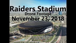 This is some las vegas raiders stadium drone footage taken on friday,
november 23, 2018. due to the proximity airport my automatically has a
geo...