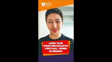 Join Our Virtual Postgraduate Open Evening | Middlesex University