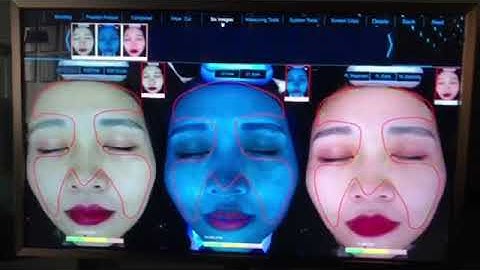uangelcare how to use magic mirror : VA28plug skin analyzer operation