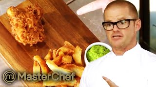 How To Cook Fish 'n' Chips | MasterChef Australia