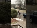 Slippery driveway