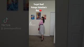 Target Haul! It&#39;s giving vintage/Carrie Bradshaw #clothing #review #Target #valentinesday #love