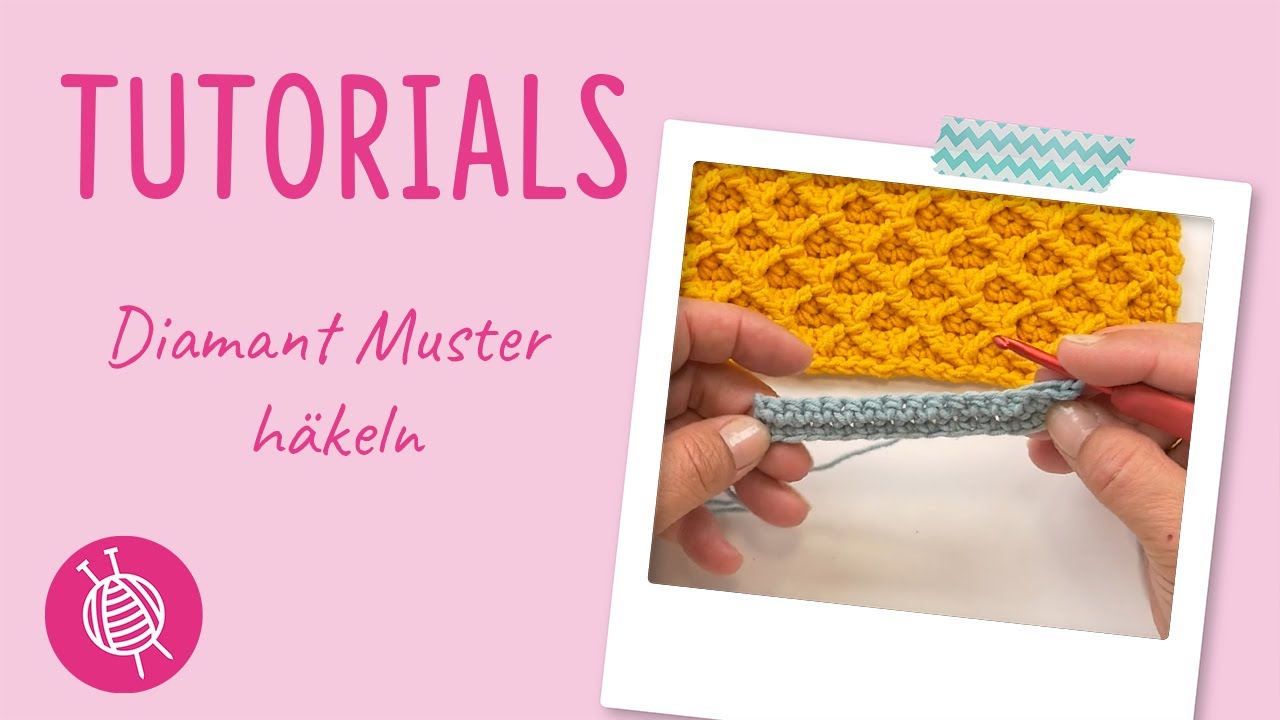 Muster des Monats der Juni: Diamant Muster häkeln