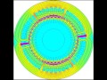 Induction motor start up. FE simulation