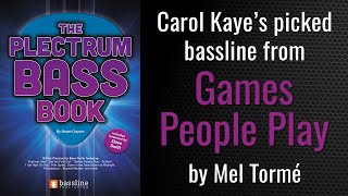 Mel Tormé - Carol Kayes incredible bass part (BASS COVER)