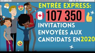 Entrée Express : 107 350 invitations envoyées aux candidats en 2020 (Immigration Canada)