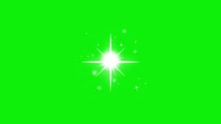 Green Screen Sparkle | Chroma Key | No Copyright