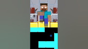 Building Robot Challenge (Dr. Strange + Herobrine) | Blue Bouncing Square