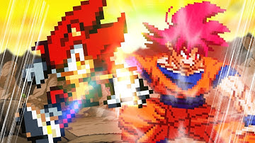 SSG Goku V.S Fire Sonic - Sprite Animation #4