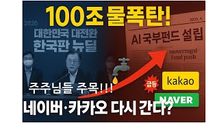 #카카오#네이버 주가 이재명 정책 최대 수혜주 기업! 역사의 반복! 소버린ai정책과 디지털뉴딜 정책의 연속성 비교! 이건 꼭 확인하자