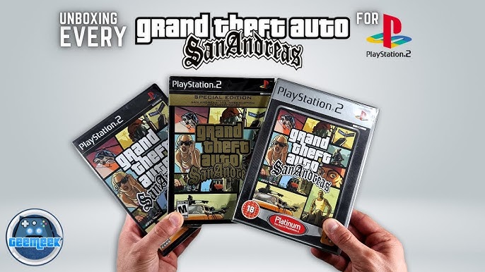 GTA San Andreas - Special Edition - PS2 Unboxing 