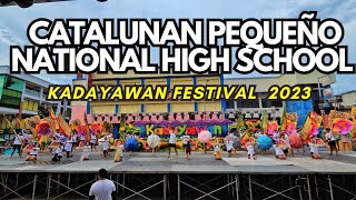 Catalunan Pequeño National High School Blocking | Kadayawan Festival 2023 #kadayawan2023
