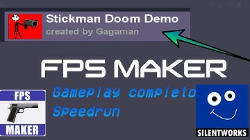 FPS Maker 3D gameplay| Stickman Doom Demo | 2025| FPS Maker 3D v1.0.3.3