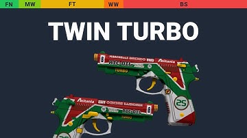 Dual Berettas Twin Turbo - Skin Float And Wear Preview