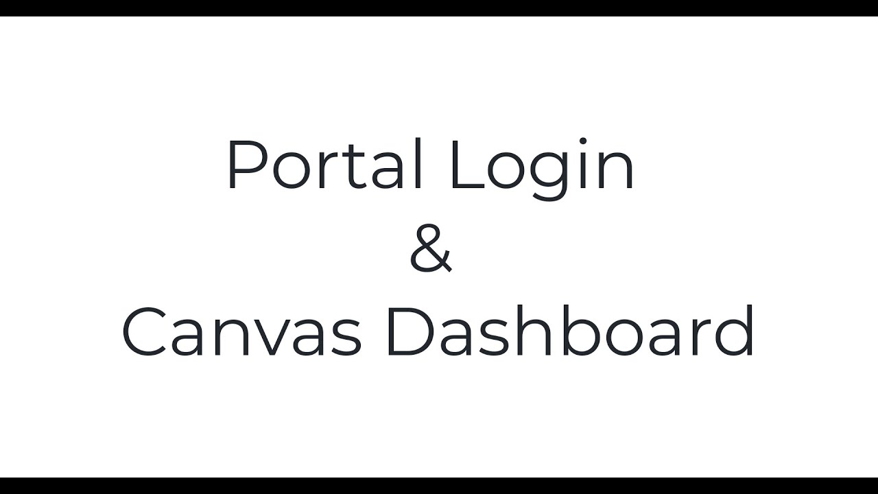 New Portal find Canvas Ventura College YouTube