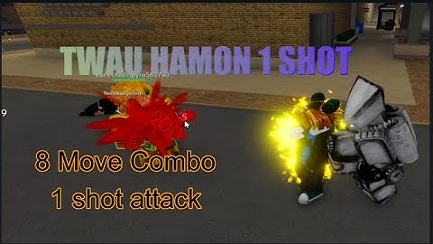 YBA TWAU Hamon Is A 1 Shot Combo
