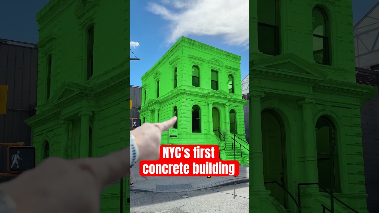 New York's First Concrete Building Became a Tiny Landmark Beside Whole Foods