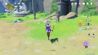 Playing Genshin impact