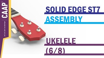 Solid Edge - Assembly - Inter Part Copy Subtract - Ukelele(6/8)