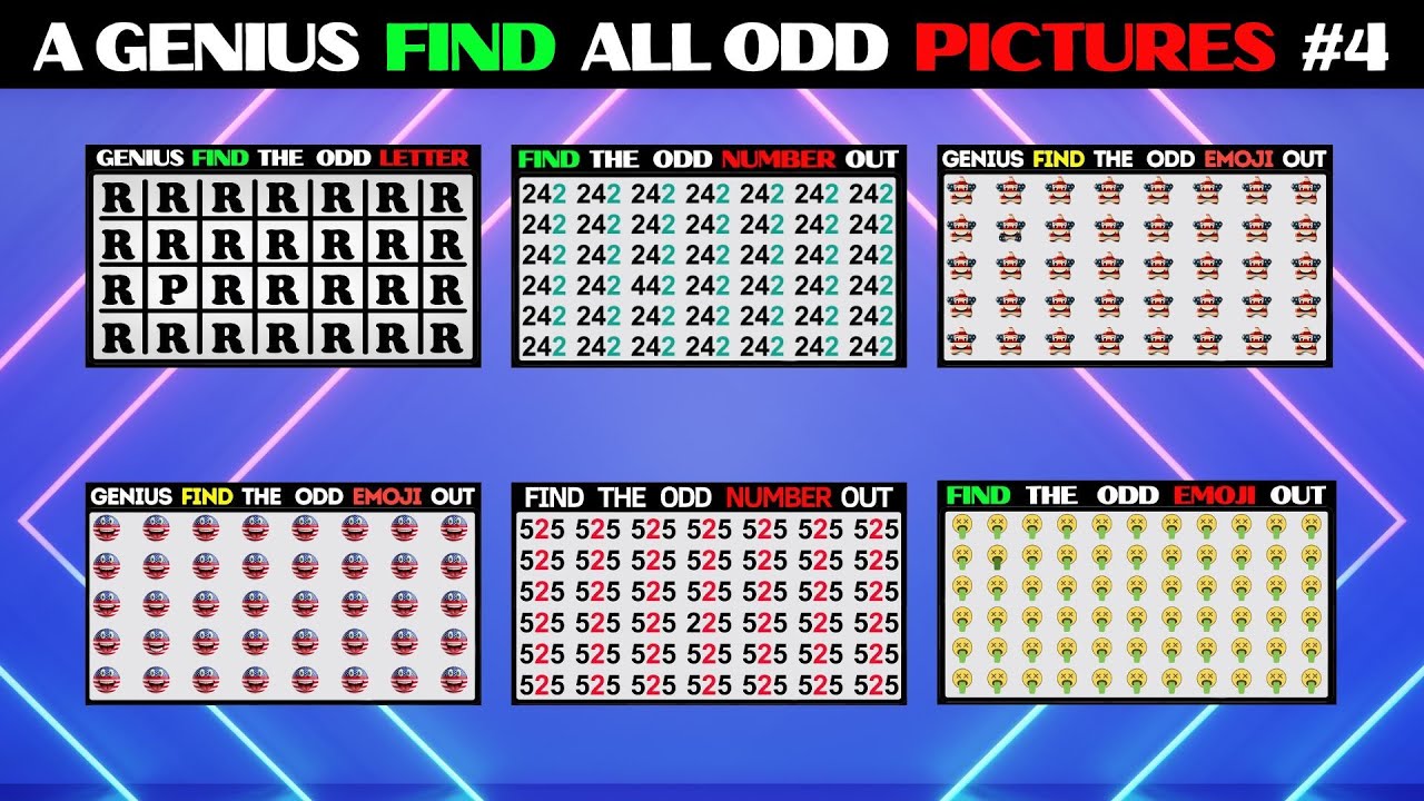 【The Odd Picture Game】📝💌 Only Genius Can Solve #4