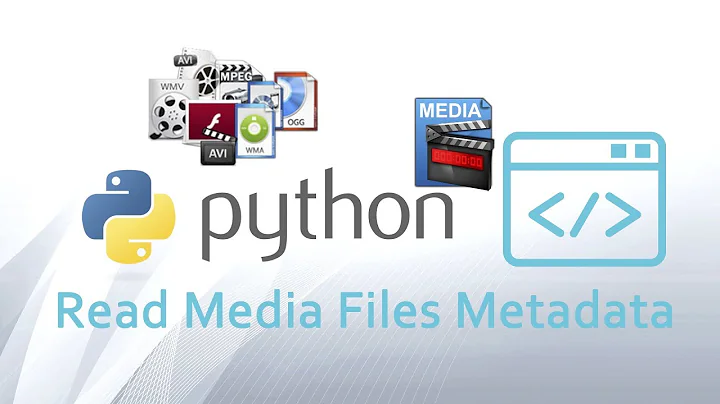 How to read media file metadata in python
