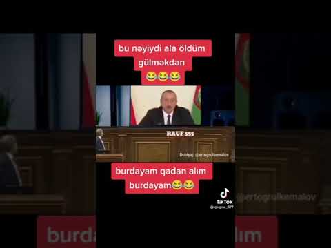 İlham Əliyev Və Nikol Paşinyan  gülməli mantaj