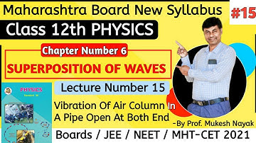 SUPERPOSITION OF WAVES | Part 15 | Vibration Of air Column in a pipe open at both End with Numerical